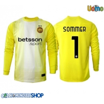 Maglie da calcio Inter Milan Yann Sommer #1 Portiere Seconda Maglia 2025-26 Manica Lunga